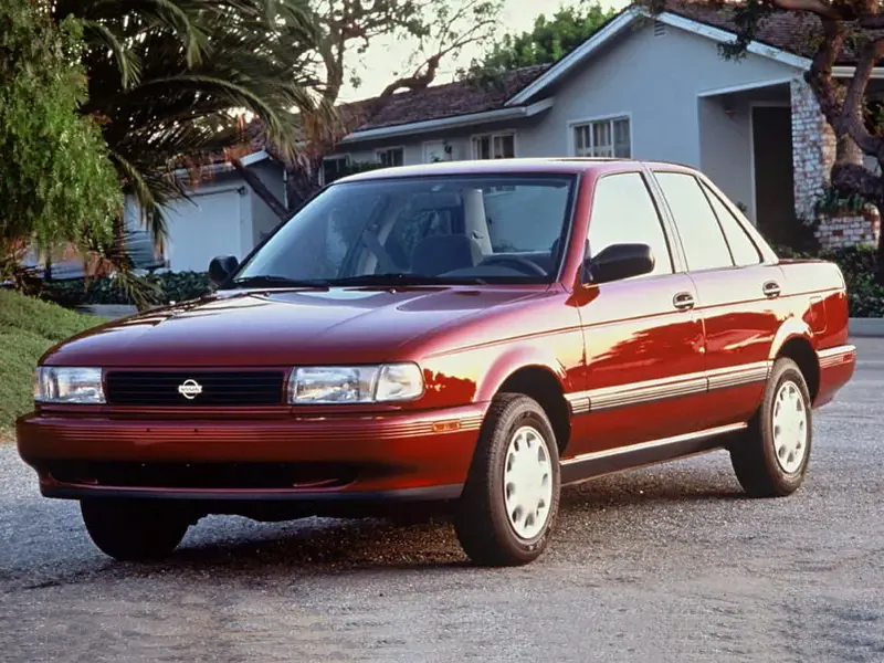 Nissan Sentra рестайлинг 1992, седан, 3 поколение, B13 (08.1992 - 10.1994)