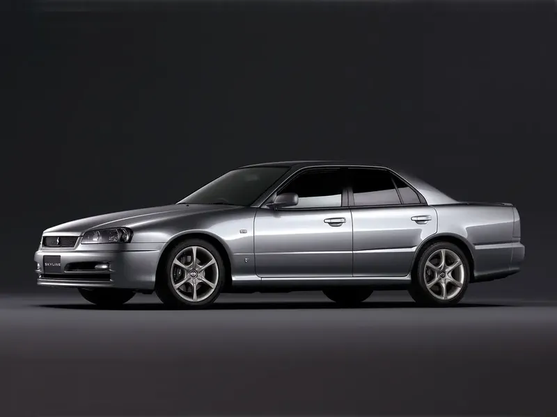 Nissan Skyline рестайлинг 2000, седан, 10 поколение, R34 (08.2000 - 05.2001)