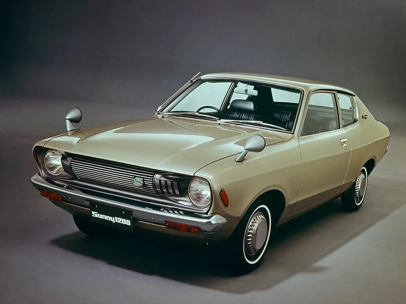 Nissan Sunny 1973, купе, 3 поколение, B210 (05.1973 - 01.1976)