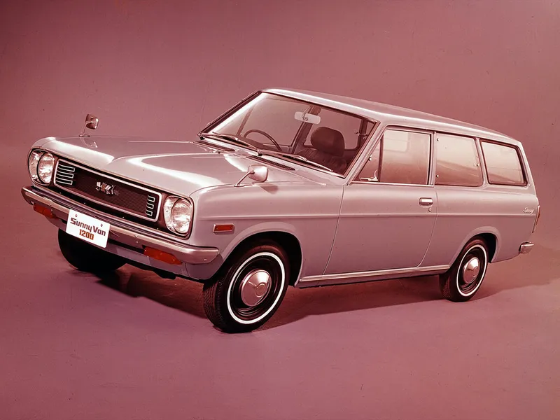 Nissan Sunny рестайлинг 1972, универсал, 2 поколение, B110 (01.1972 - 04.1973)