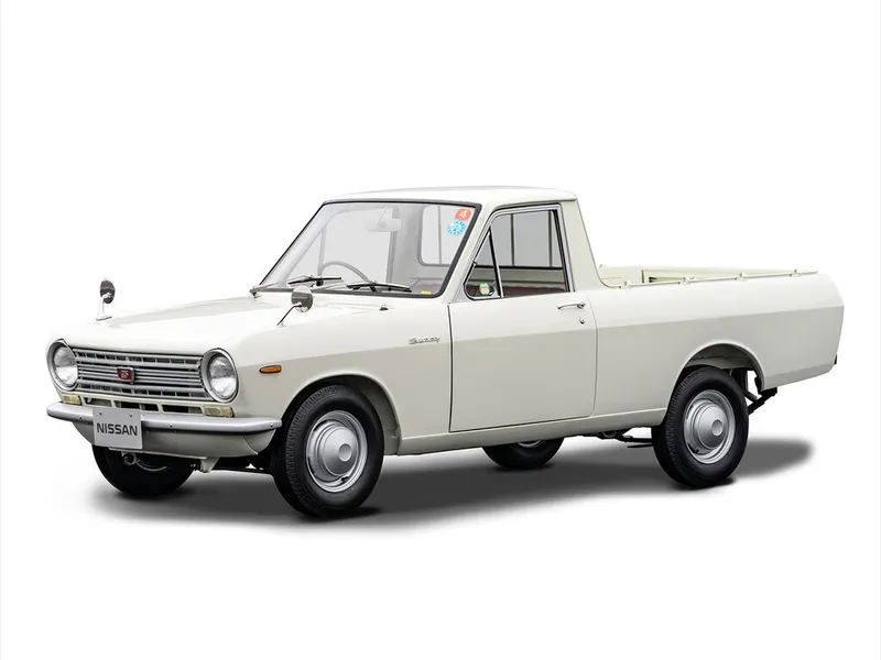Nissan Sunny рестайлинг 1967, пикап, 1 поколение, B20 (07.1967 - 01.1971)