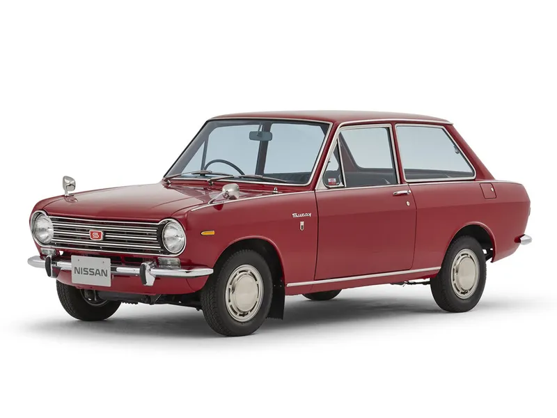 Nissan Sunny рестайлинг 1967, купе, 1 поколение, B10 (07.1967 - 12.1969)