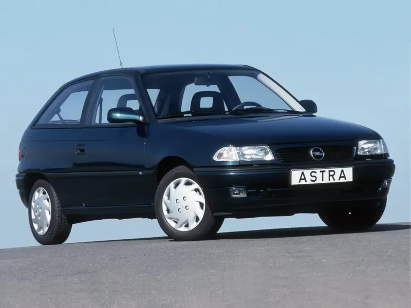 Opel Astra рестайлинг 1994, хэтчбек 3 дв., 1 поколение, F (08.1994 - 06.1998)