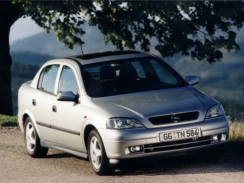 Opel Astra 1998, седан, 2 поколение, G (02.1998 - 01.2009)