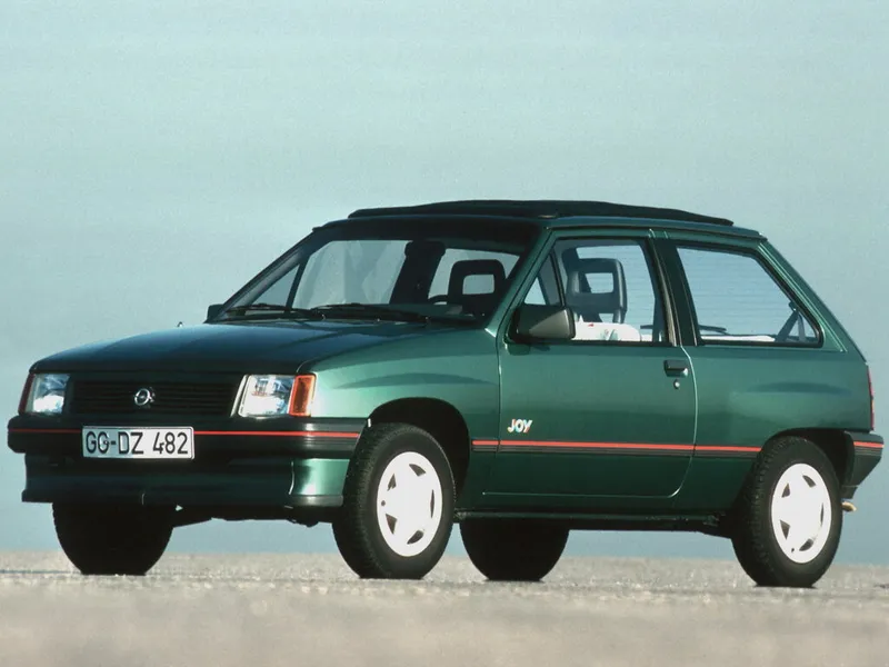Opel Corsa рестайлинг 1987, хэтчбек 3 дв., 1 поколение, A (08.1987 - 08.1990)