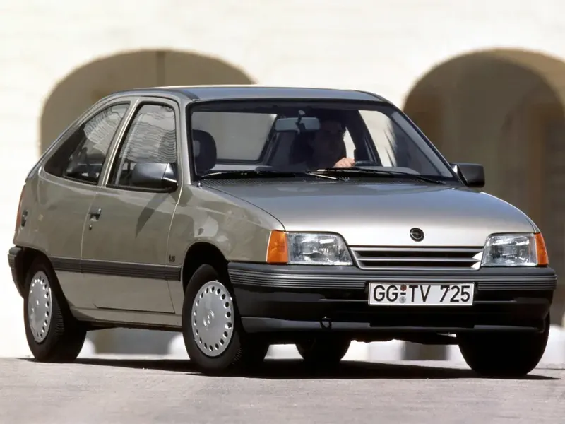 Opel Kadett рестайлинг 1989, хэтчбек 3 дв., 6 поколение, E (02.1989 - 08.1991)