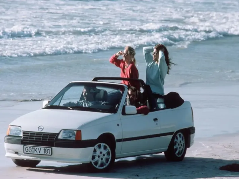 Opel Kadett 1987, открытый кузов, 6 поколение, E (05.1987 - 01.1989)