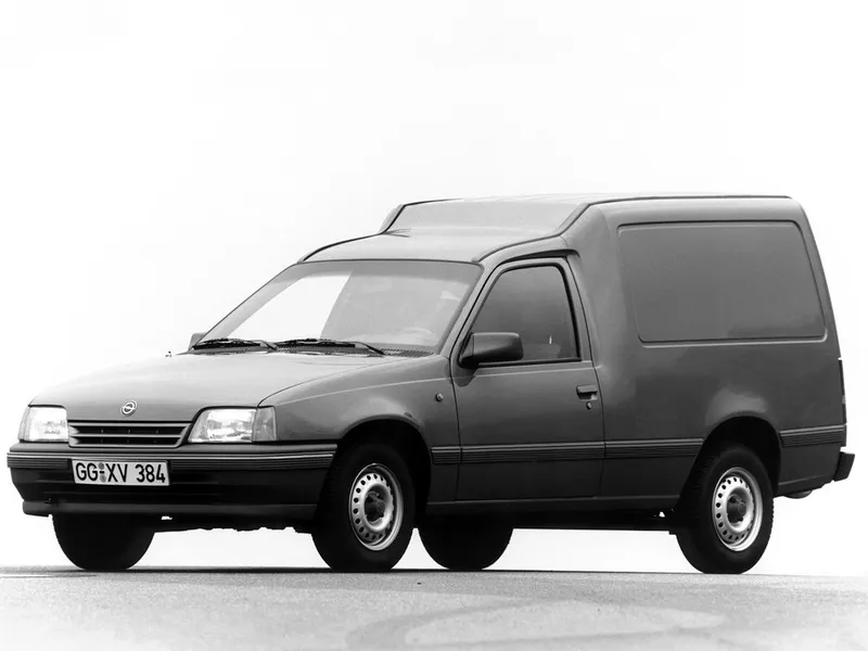 Opel Kadett рестайлинг 1989, цельнометаллический фургон, 6 поколение, E (02.1989 - 08.1993)
