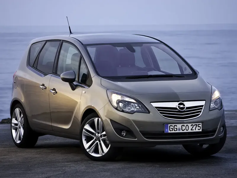 Opel Meriva 2009, минивэн, 2 поколение, B (11.2009 - 02.2014)