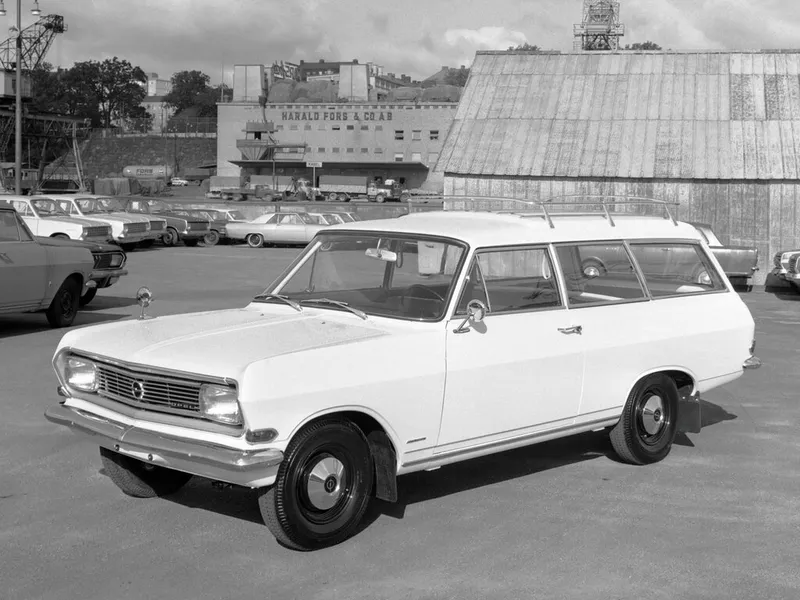 Opel Rekord 1965, универсал, 4 поколение, B (08.1965 - 11.1966)