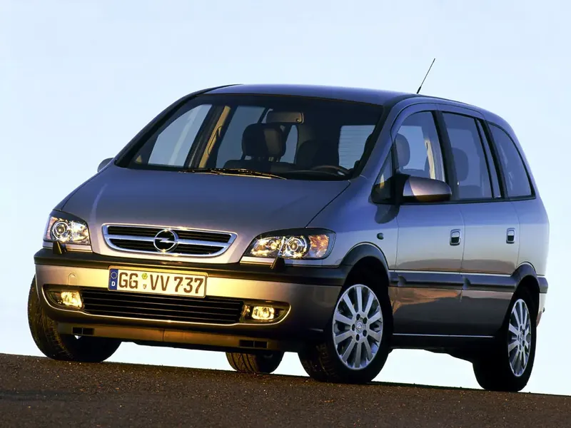 Opel Zafira рестайлинг 2003, минивэн, 1 поколение, A (02.2003 - 05.2005)