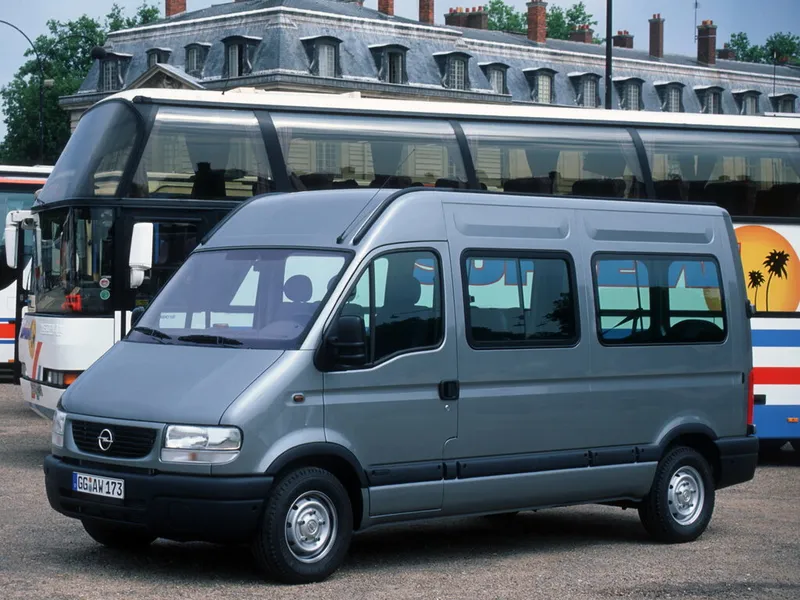 Opel Movano 1998, автобус, 1 поколение (02.1998 - 06.2003)