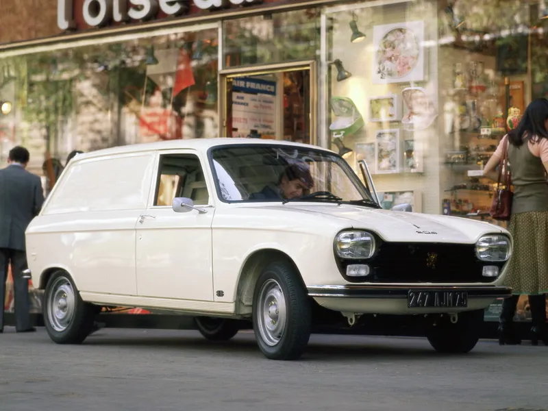 Peugeot 204 1966, цельнометаллический фургон, 1 поколение (10.1966 - 06.1976)
