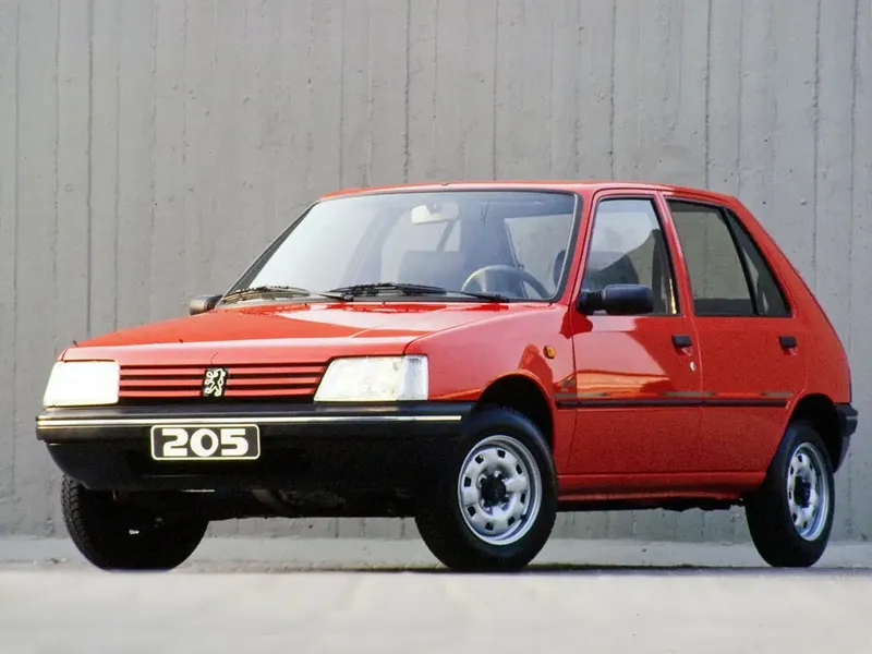 Peugeot 205 рестайлинг 1990, хэтчбек 5 дв., 1 поколение (10.1990 - 12.1998)