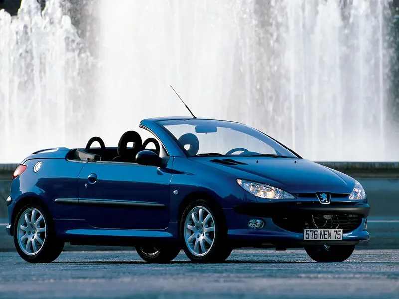 Peugeot 206 2000, открытый кузов, 1 поколение (09.2000 - 02.2003)