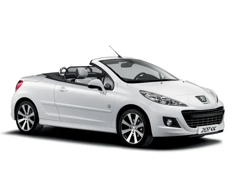 Peugeot 207 рестайлинг 2009, открытый кузов, 1 поколение (07.2009 - 05.2015)