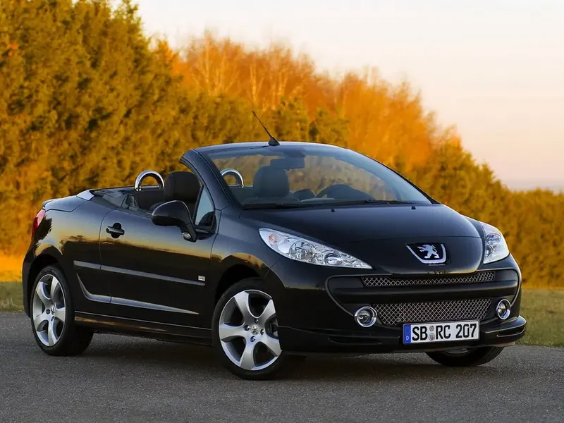 Peugeot 207 2007, открытый кузов, 1 поколение (04.2007 - 06.2009)