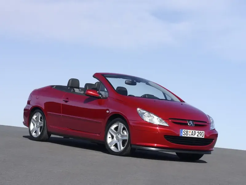 Peugeot 307 2003, открытый кузов, 1 поколение (08.2003 - 04.2005)