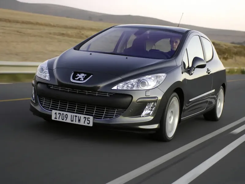 Peugeot 308 2007, хэтчбек 3 дв., 1 поколение, T7 (12.2007 - 12.2010)