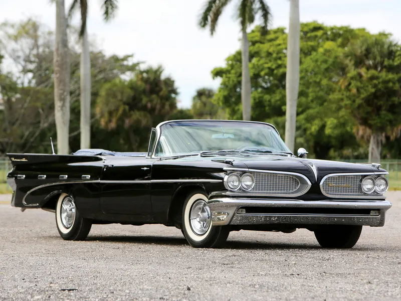 Pontiac Bonneville 1958, открытый кузов, 3 поколение (10.1958 - 09.1959)
