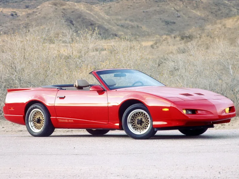 Pontiac Firebird 2-й рестайлинг 1990, открытый кузов, 3 поколение (05.1990 - 06.1992)