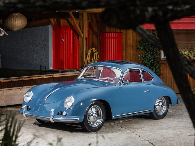 Porsche 356 рестайлинг 1957, купе, 2 поколение, A, T2 (01.1957 - 10.1959)