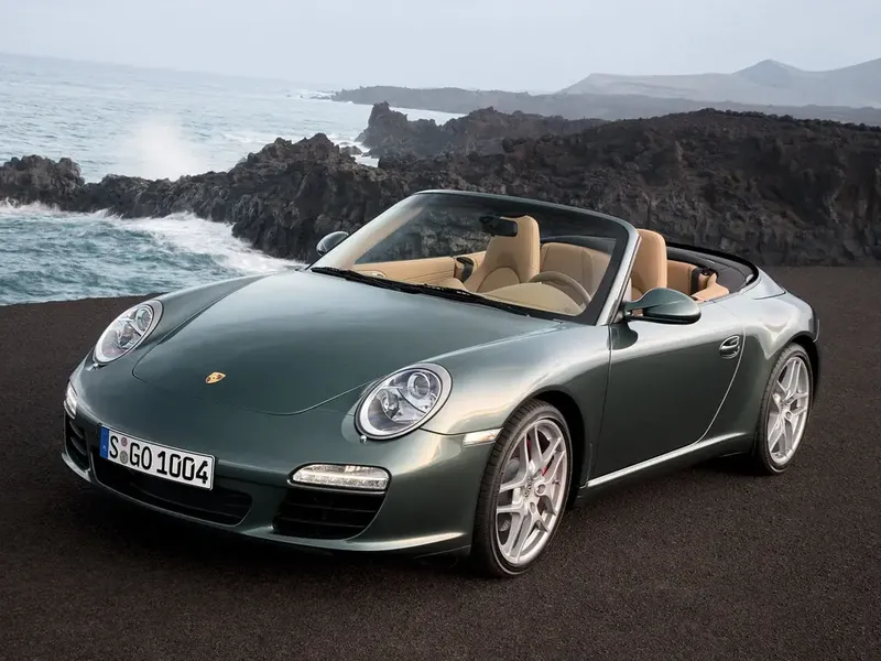 Porsche 911 рестайлинг 2008, открытый кузов, 6 поколение, 997 (07.2008 - 11.2012)