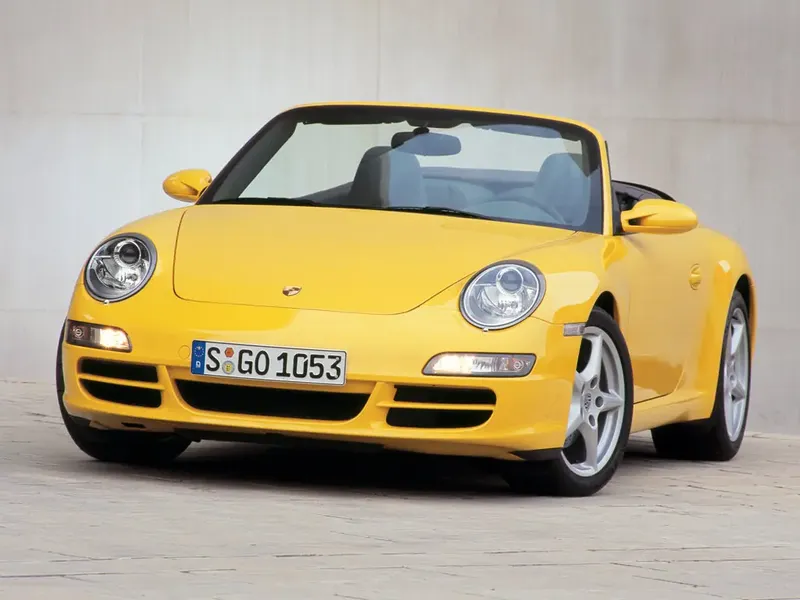 Porsche 911 2004, открытый кузов, 6 поколение, 997 (06.2004 - 06.2008)