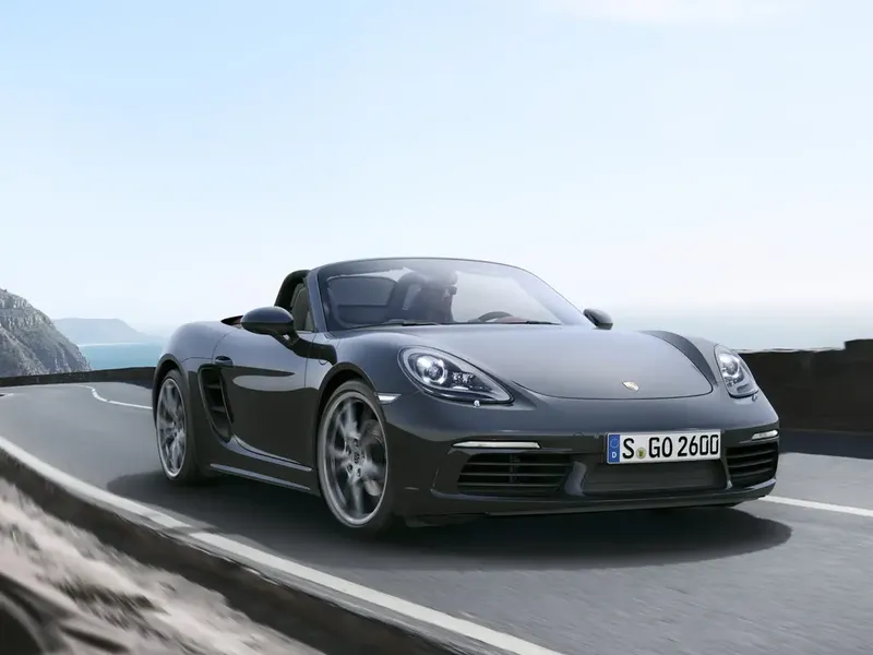 Porsche Boxster 2016, открытый кузов, 4 поколение, 982 (01.2016 - 12.2022)