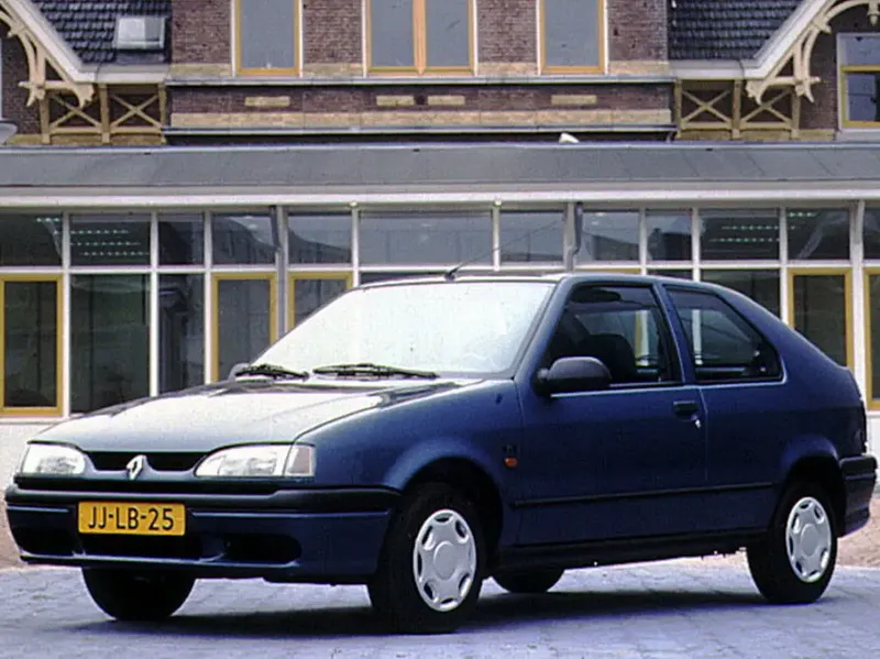 Renault 19 рестайлинг 1992, хэтчбек 3 дв., 1 поколение, C53 (04.1992 - 12.2000)
