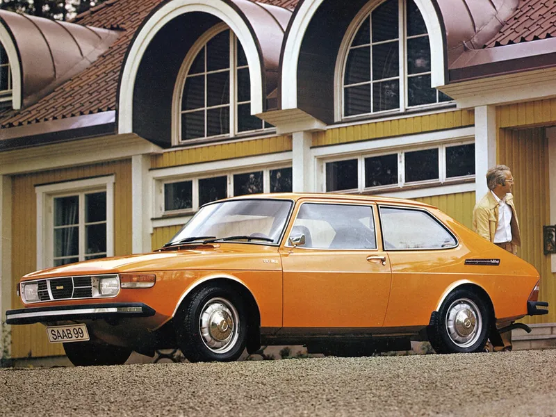 Saab 99 рестайлинг 1974, хэтчбек 3 дв., 1 поколение (03.1974 - 11.1984)