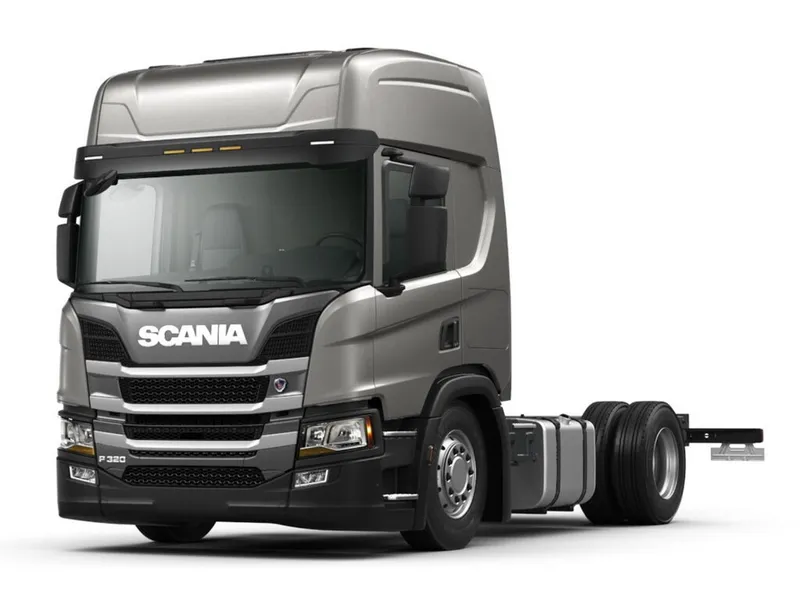 Scania P-Series 4x2 2016, шасси, 2 поколение (08.2016 - 03.2022)
