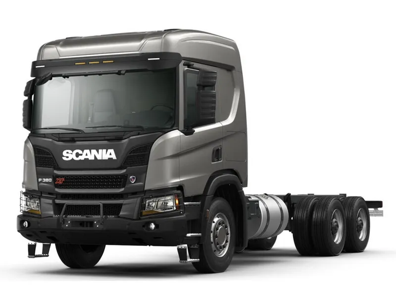 Scania P-Series 6x6 2016, шасси, 2 поколение (08.2016 - 03.2022)