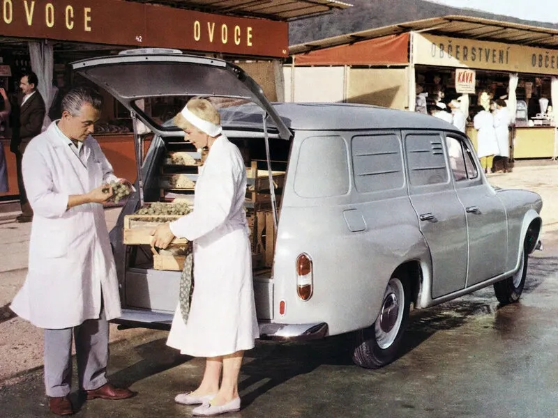 Skoda 1202 1961, цельнометаллический фургон, 1 поколение, 981 (03.1961 - 11.1973)