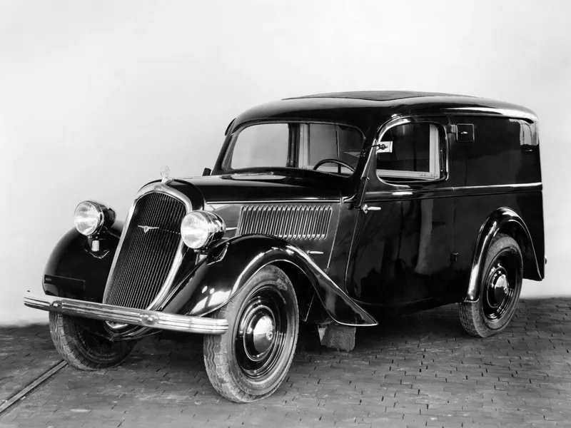 Skoda Popular 1934, цельнометаллический фургон, 1 поколение, 906 (03.1934 - 11.1937)
