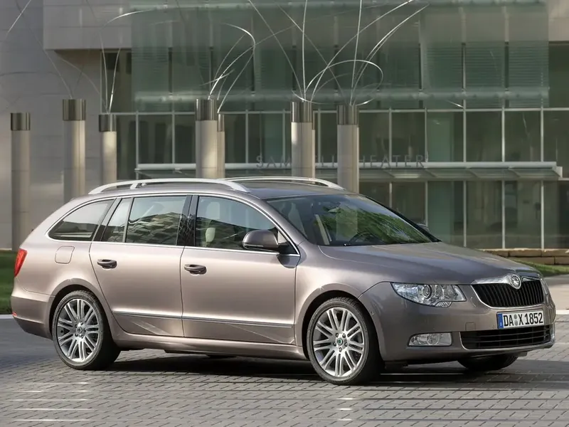 Skoda Superb 2009, универсал, 2 поколение, 3T (09.2009 - 05.2013)
