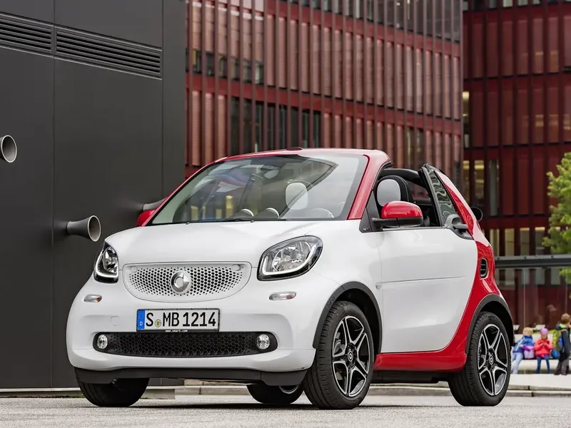 Smart Fortwo 2015, открытый кузов, 3 поколение (09.2015 - 03.2020)