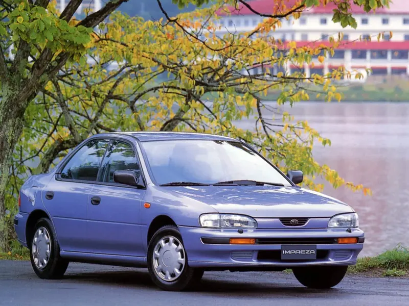 Subaru Impreza 1992, седан, 1 поколение, GC/G10 (06.1992 - 12.1996)