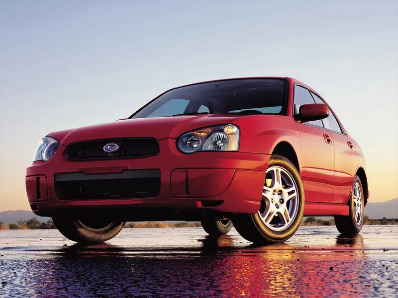 Subaru Impreza рестайлинг 2003, седан, 2 поколение, GD (06.2003 - 06.2005)