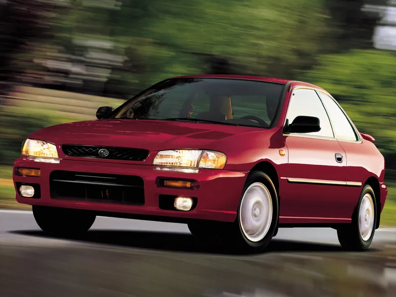 Subaru Impreza рестайлинг 1996, купе, 1 поколение, GM (08.1996 - 12.2000)