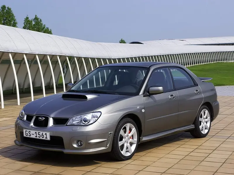 Subaru Impreza WRX 2-й рестайлинг 2005, седан, 2 поколение, GD/G11 (06.2005 - 08.2007)