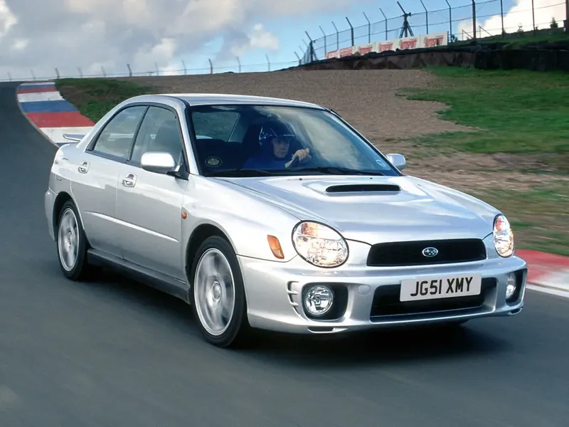Subaru Impreza WRX 2000, седан, 2 поколение, GD/G11 (10.2000 - 10.2002)