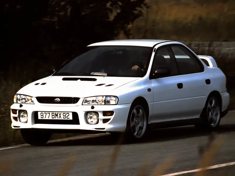 Subaru Impreza WRX рестайлинг 1996, седан, 1 поколение, GC/G10 (06.1996 - 12.2000)