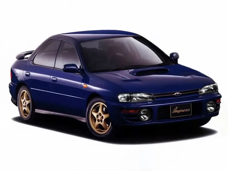 Subaru Impreza WRX 1992, седан, 1 поколение, GC/G10 (11.1992 - 08.1996)
