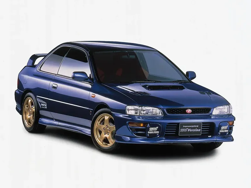 Subaru Impreza WRX STI рестайлинг 1997, купе, 1 поколение, GM,GC/G10 (01.1997 - 09.2000)