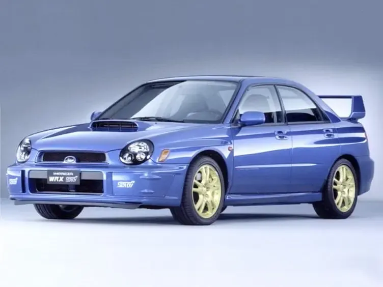 Subaru Impreza WRX STI 2000, седан, 2 поколение, GD/G11 (04.2000 - 10.2002)