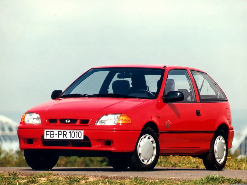 Subaru Justy рестайлинг 1997, хэтчбек 3 дв., 2 поколение, JMA/MS (09.1997 - 11.2003)