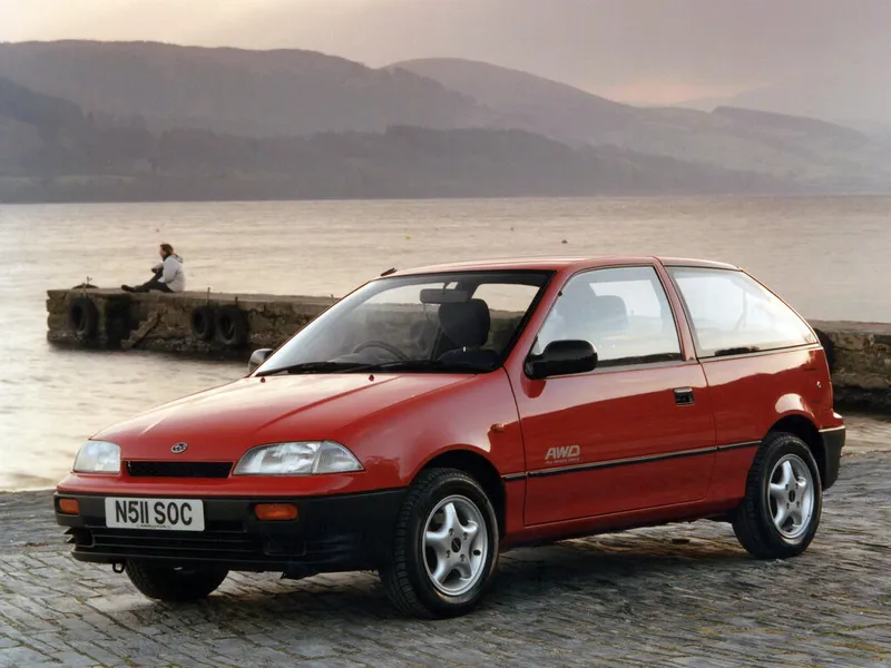 Subaru Justy 1995, хэтчбек 3 дв., 2 поколение, JMA/MS (10.1995 - 11.1997)