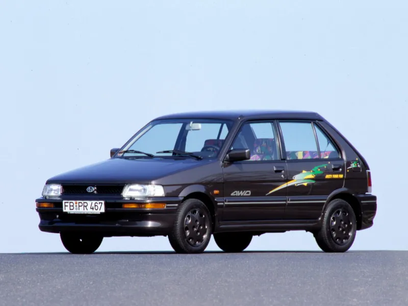 Subaru Justy рестайлинг 1988, хэтчбек 5 дв., 1 поколение, KA (10.1988 - 11.1995)