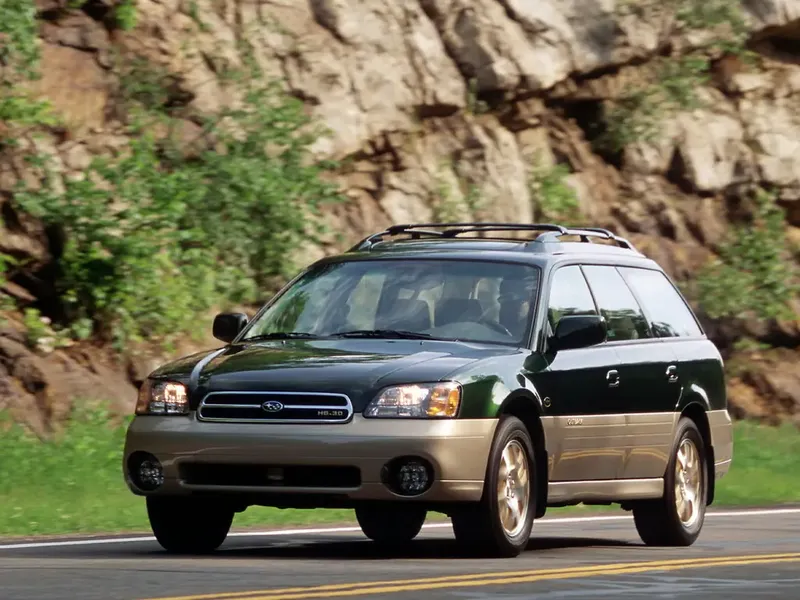 Subaru Outback 1998, универсал, 2 поколение, BH/B12 (09.1998 - 01.2004)